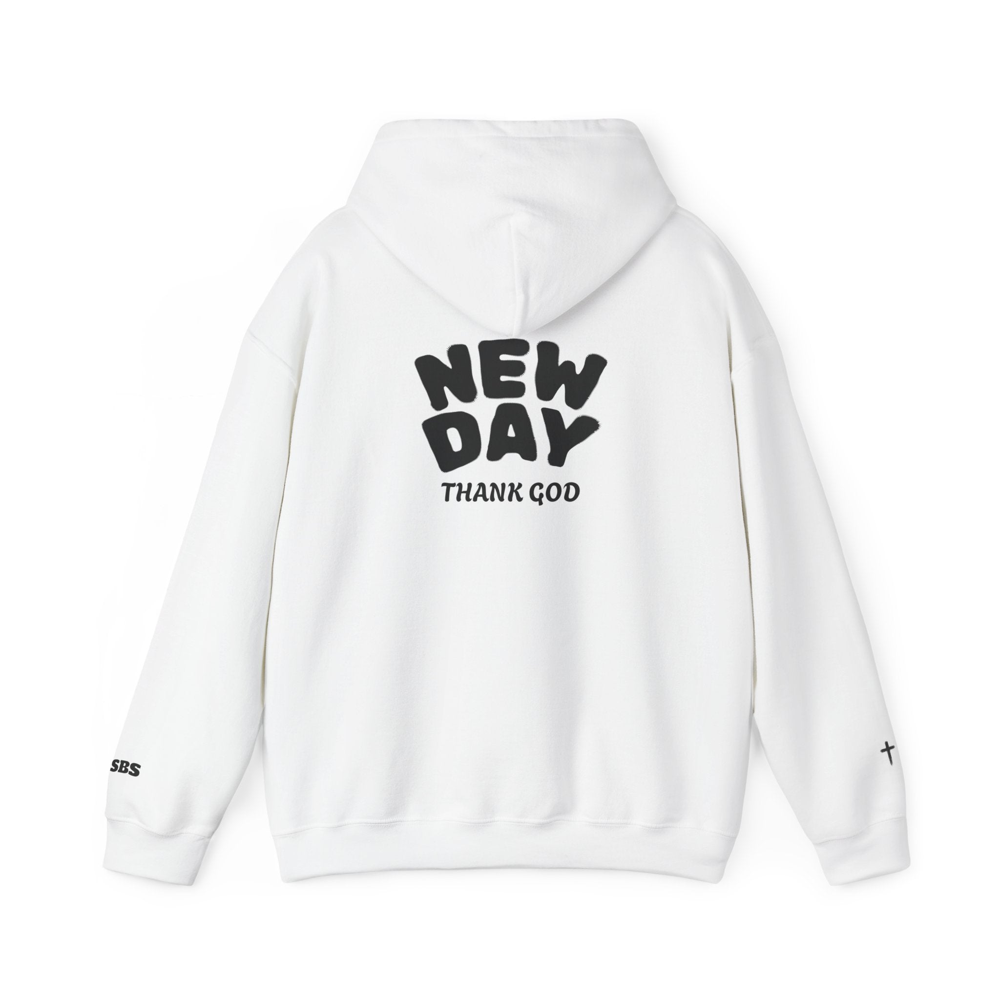 Inspirational Hooded Sweatshirt - Saved by Salvation - New Day Thank God - Unisex Pullover for Everyday Comfort, Motivational Gift, [...]