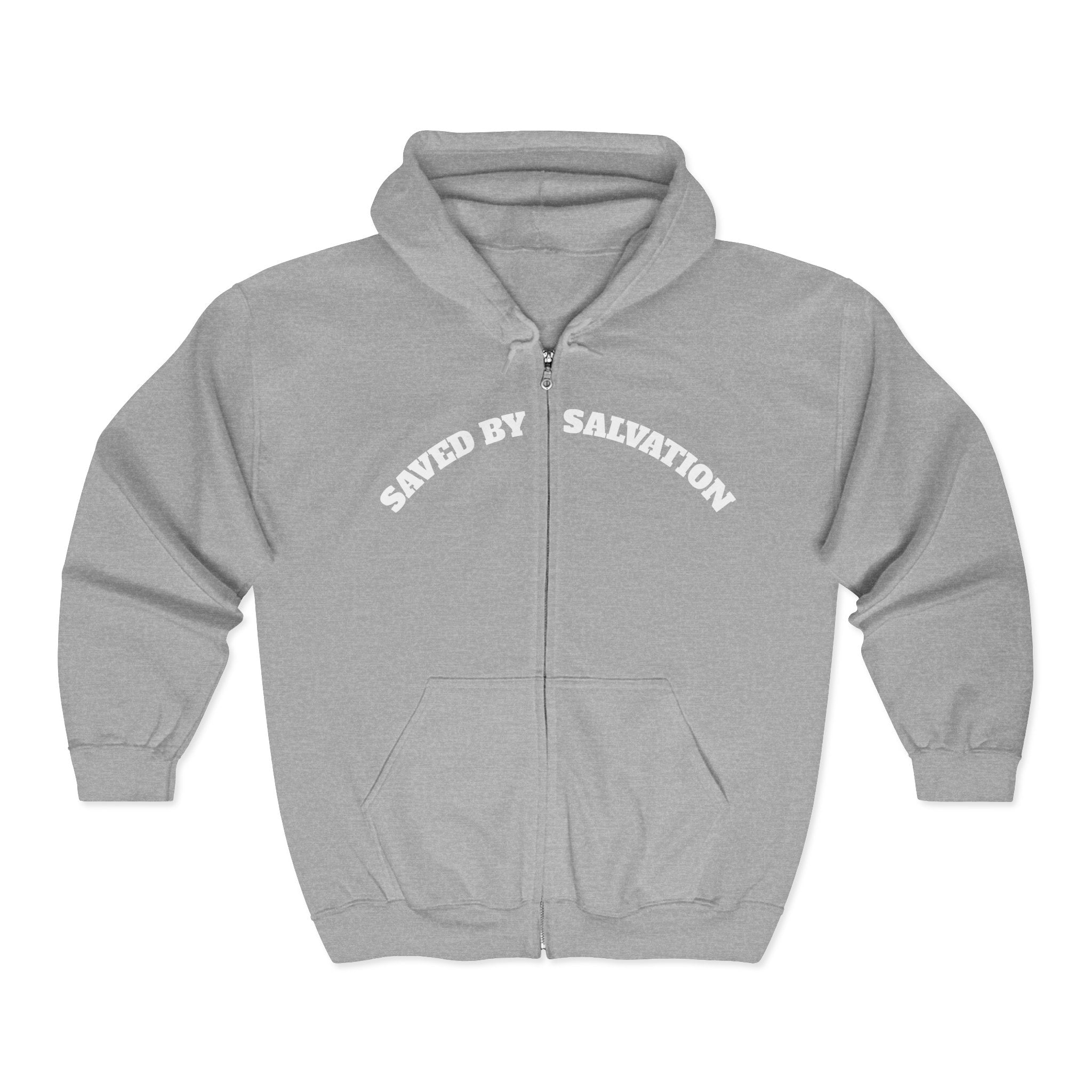 Saved by Salvation Unisex Hooded Sweatshirt, Inspirational Hoodie, Faith-Based Apparel