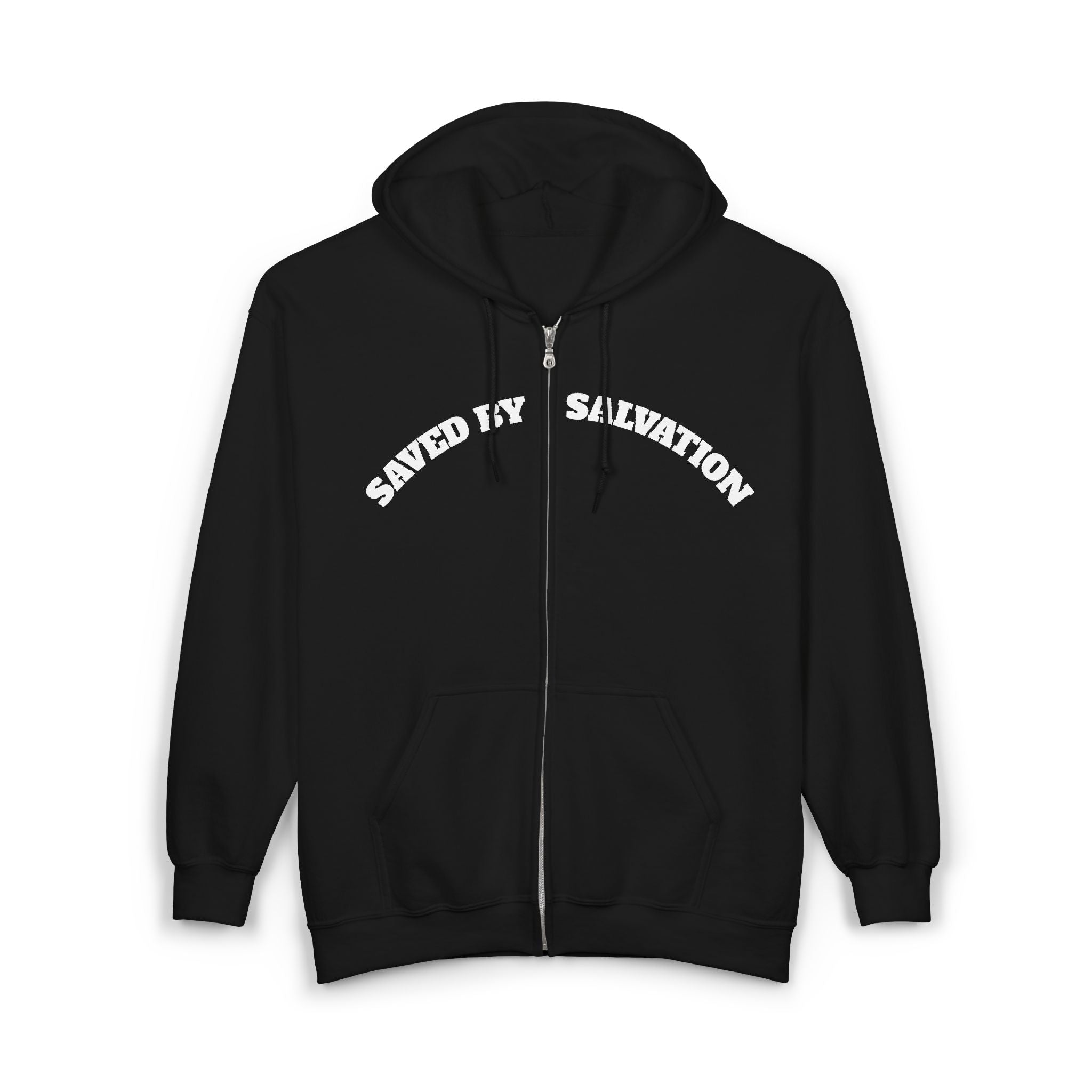 Saved by Salvation Unisex Hooded Sweatshirt, Inspirational Hoodie, Faith-Based Apparel