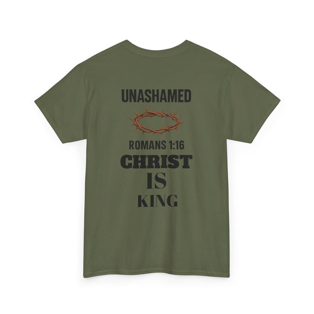 Christian Faith T-Shirt, Saved by Salvation Tee, Unashamed Christian Apparel