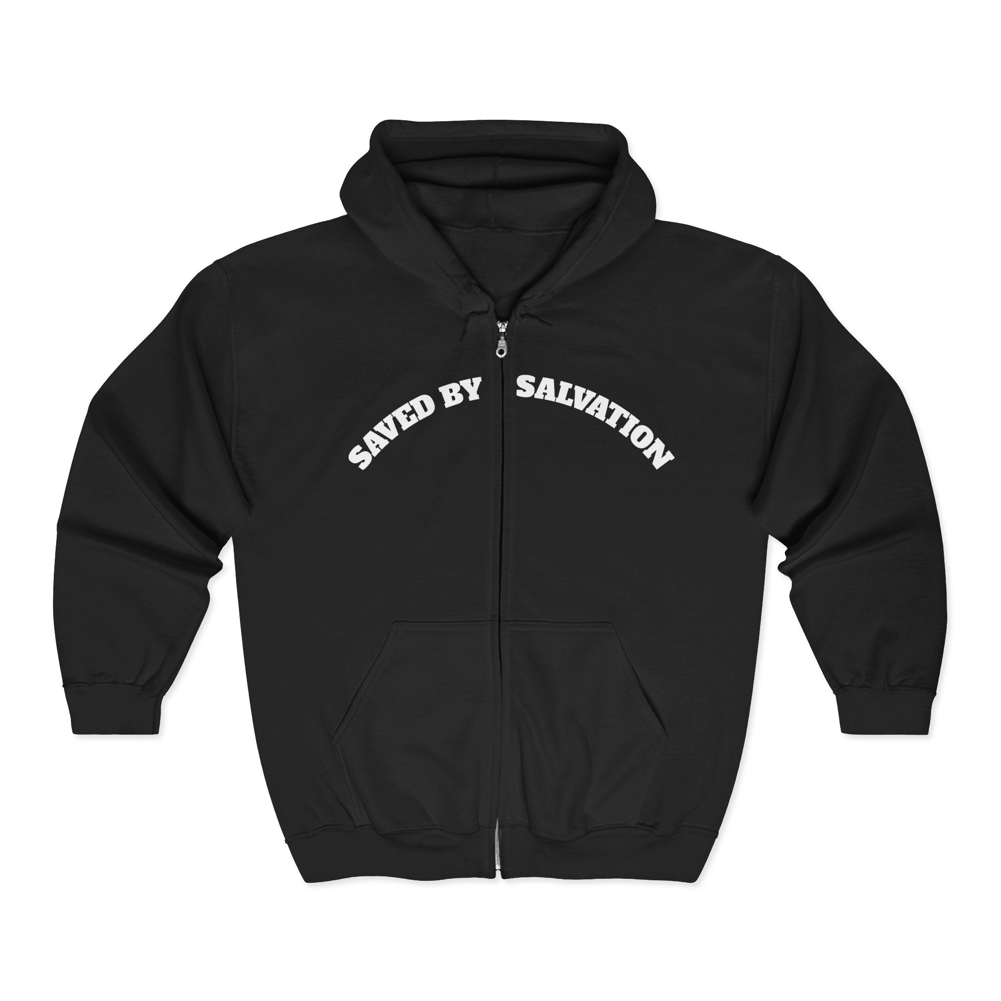 Saved by Salvation Unisex Hooded Sweatshirt, Inspirational Hoodie, Faith-Based Apparel
