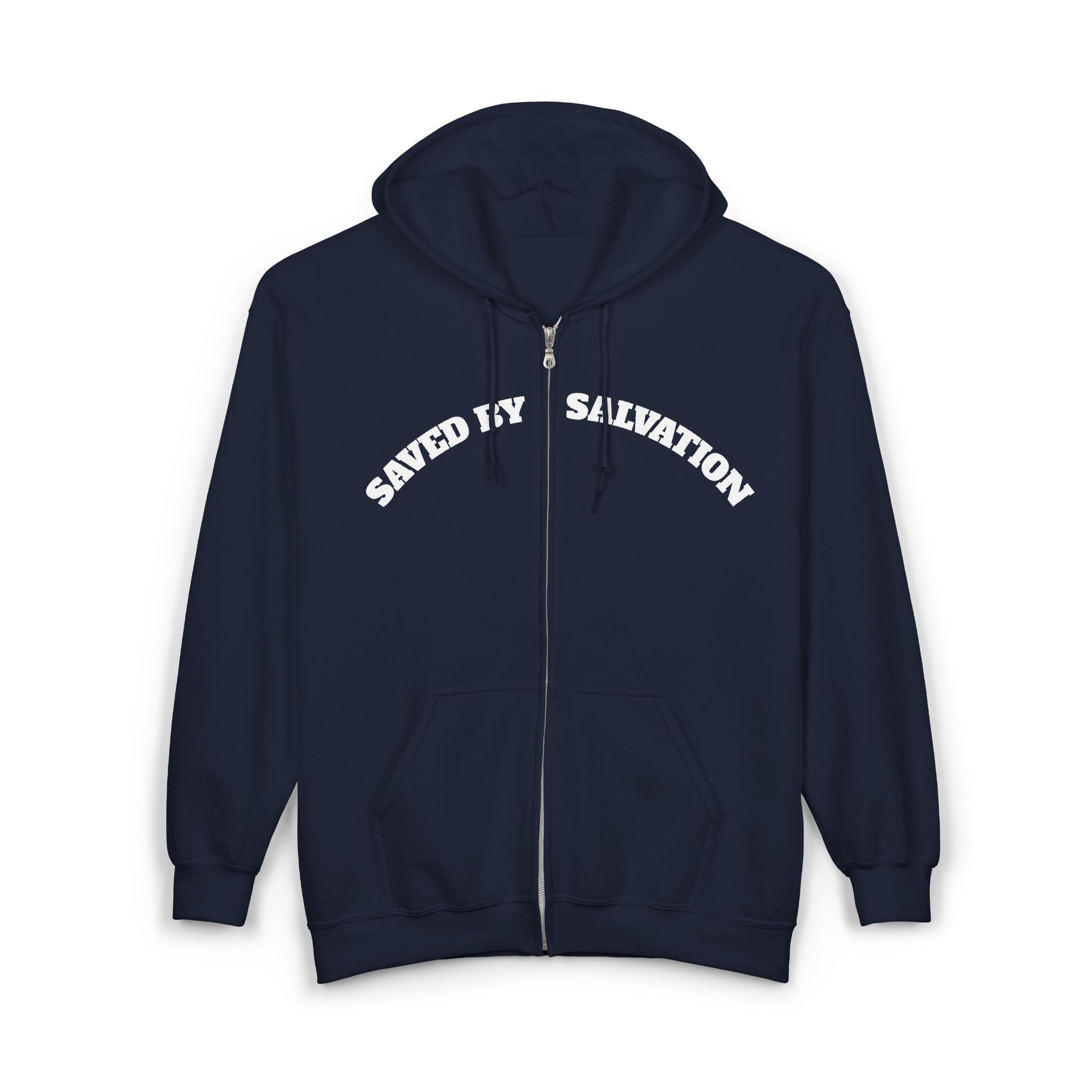 Saved by Salvation Unisex Hooded Sweatshirt, Inspirational Hoodie, Faith-Based Apparel