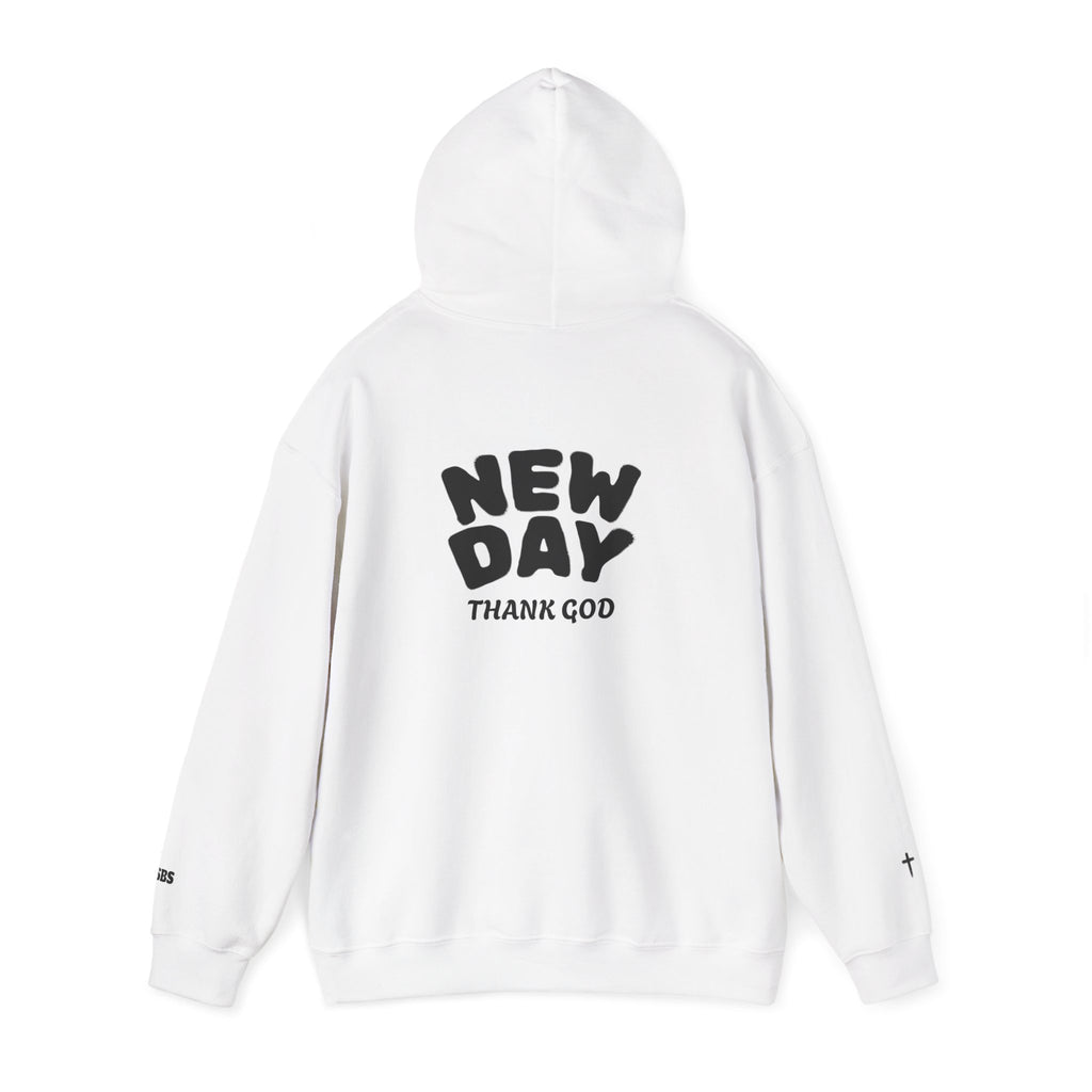Inspirational Hooded Sweatshirt - Saved by Salvation - New Day Thank God - Unisex Pullover for Everyday Comfort, Motivational Gift, [...]