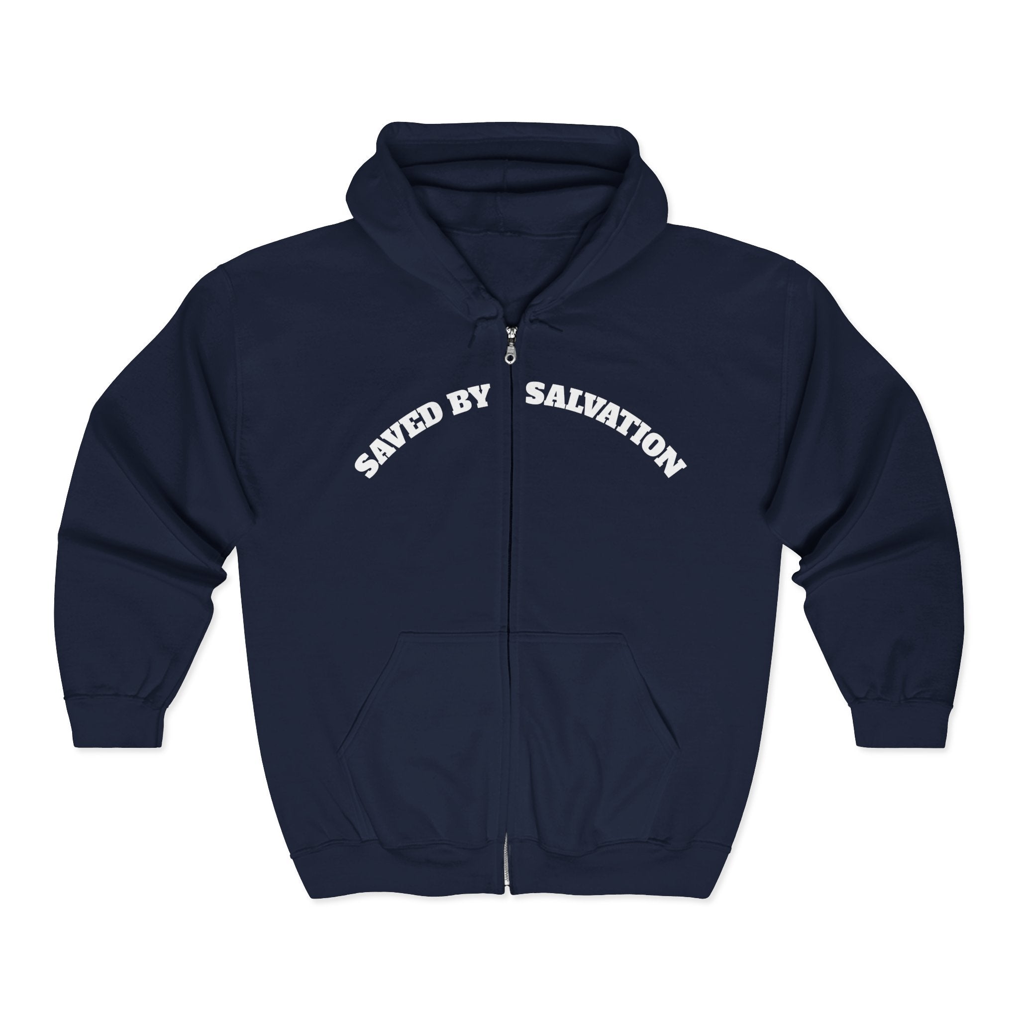 Saved by Salvation Unisex Hooded Sweatshirt, Inspirational Hoodie, Faith-Based Apparel