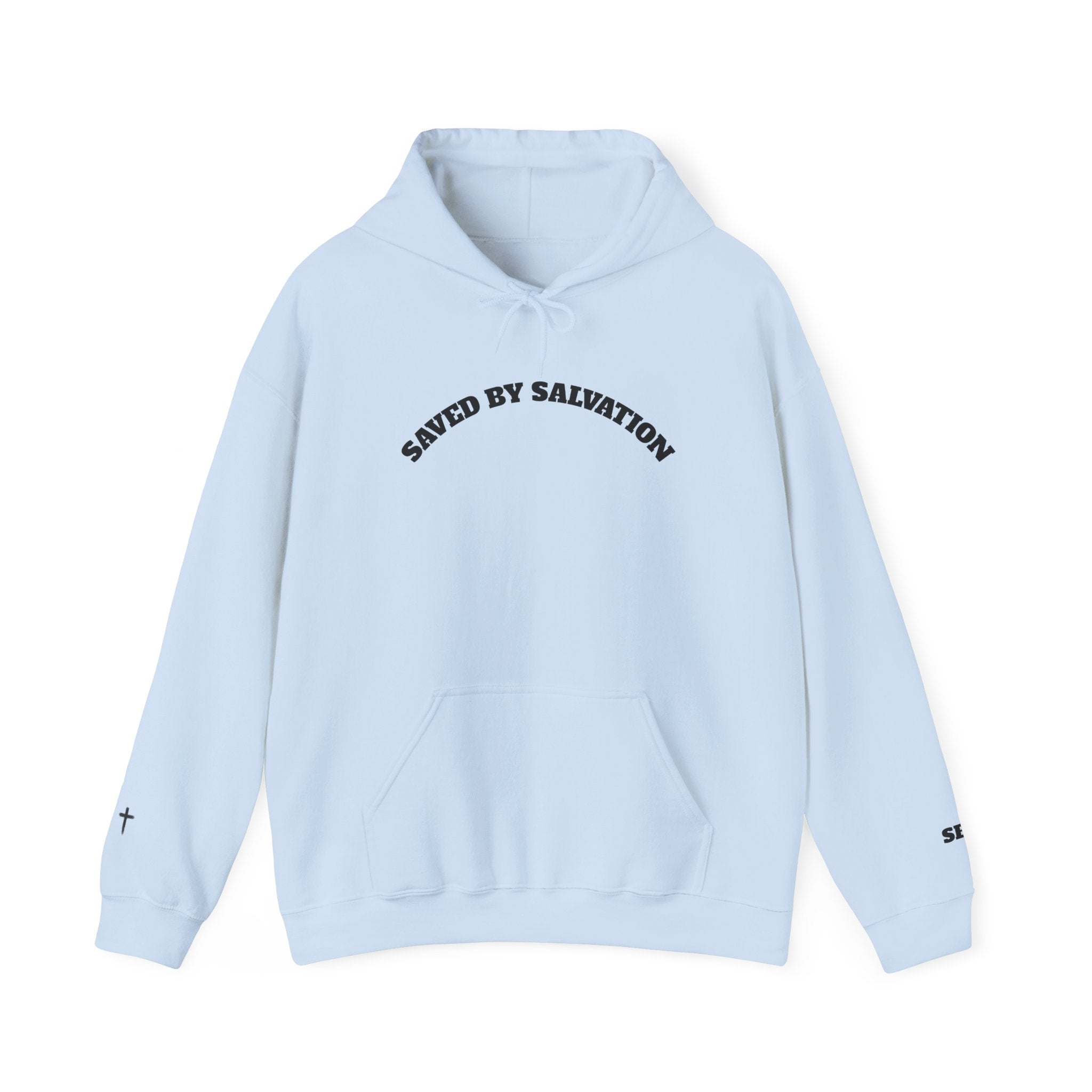 Inspirational Hooded Sweatshirt - Saved by Salvation - New Day Thank God - Unisex Pullover for Everyday Comfort, Motivational Gift, [...]