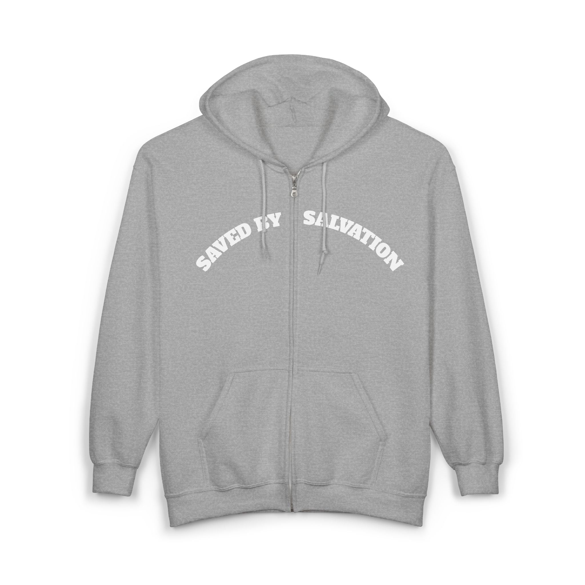 Saved by Salvation Unisex Hooded Sweatshirt, Inspirational Hoodie, Faith-Based Apparel