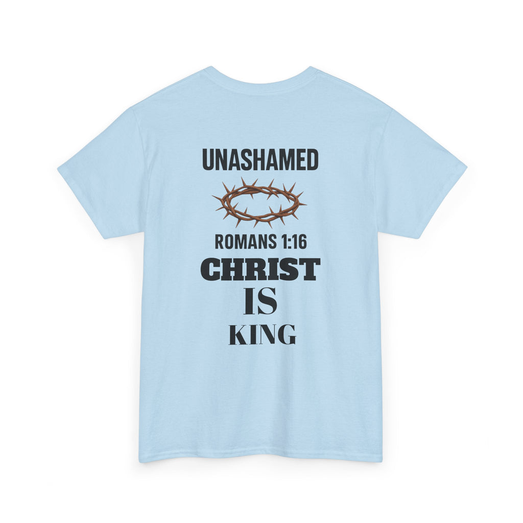 Christian Faith T-Shirt, Saved by Salvation Tee, Unashamed Christian Apparel