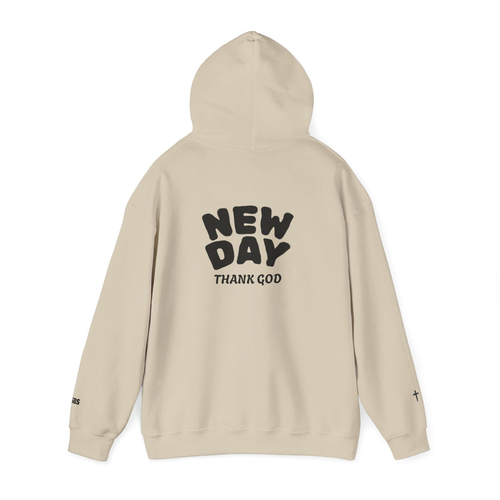 Inspirational Hooded Sweatshirt - Saved by Salvation - New Day Thank God - Unisex Pullover for Everyday Comfort, Motivational Gift, [...]